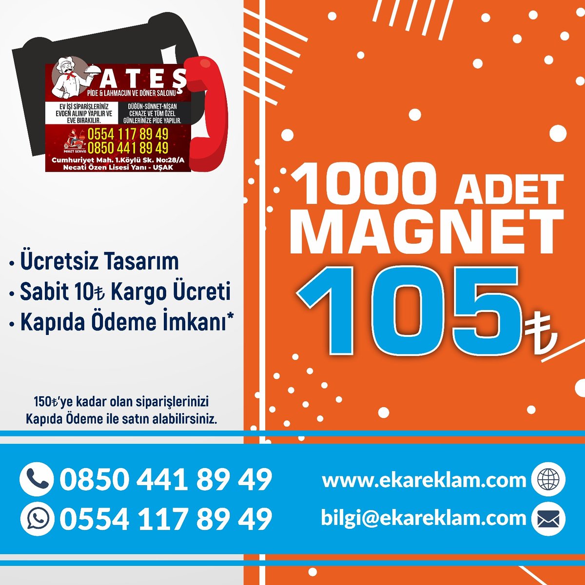 eka_reklam's tweet photo. 1.000 Adet 40*70mm veya 45*65mm Ebatında Parlak Selefonlu Magnet 105TL https://t.co/QELsb2bp8p