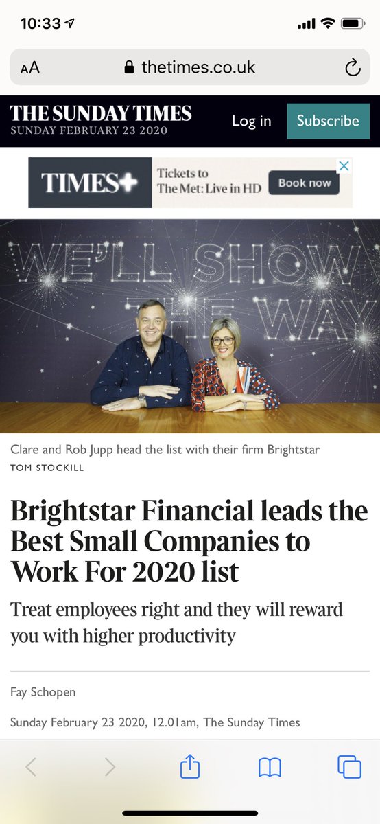 Really proud of what we do @BrightstarHUB