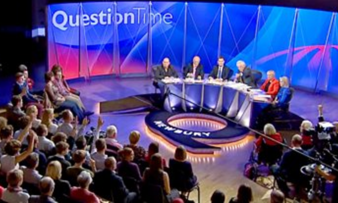 zelo_street's tweet photo. Question Time Ranter IDENTIFIED: Ex-NF candidate "invited on show" - ER, HELLO BBC https://t.co/l5j83y55Je https://t.co/7VGKBJSoBN