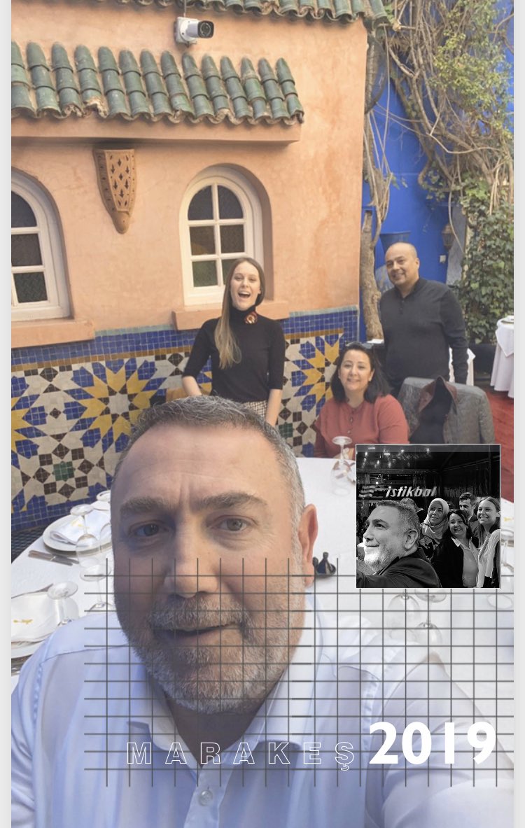 24managementee's tweet photo. Yakın zaman #tb ‘si. Erciyes Anadolu Holding Ceo’su @alpaslanertekin beyin selfie ‘si ile #marakes #throwback #maroc #marrakech #samhini #istikbal #ceo #erciyesanadoluholding #beniaffet #actress #seymakorkmaz #film #tvserial #dizi #tvseries #ferida #feride #enginesen https://t.co/sFNQV3ETMj