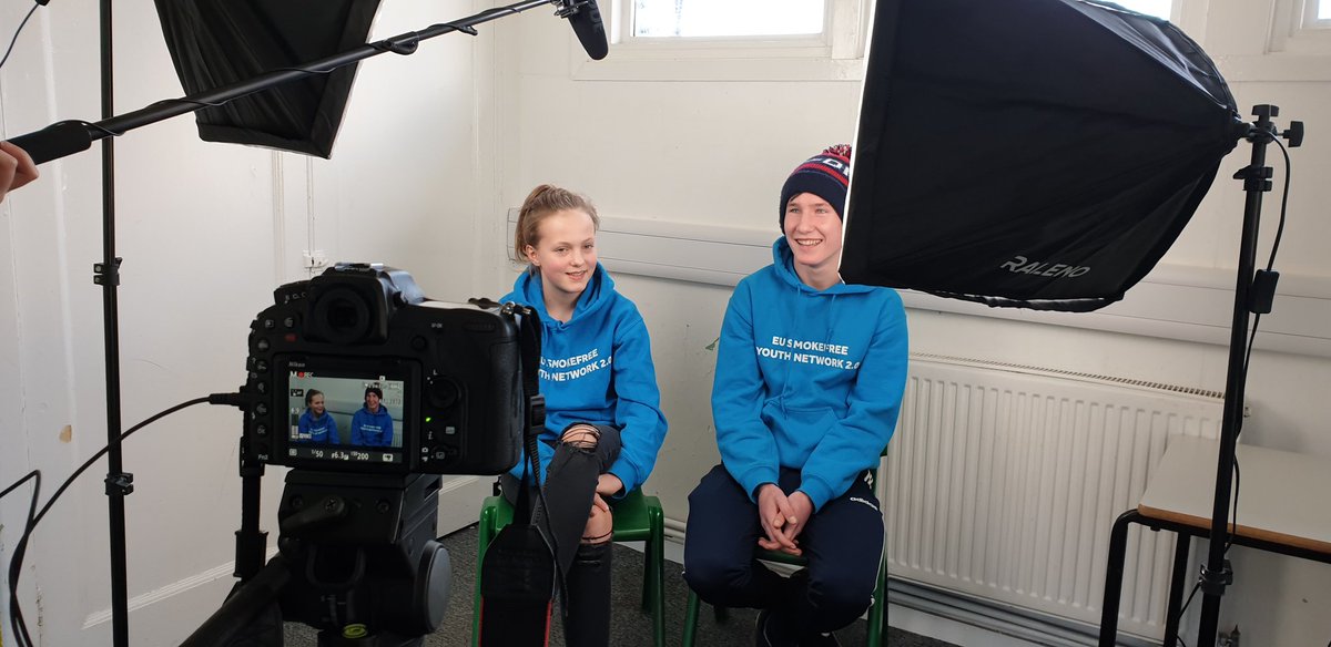 StandUpByAttain's tweet photo. Great week at the @erasmusplusUK #EUsmokefreeYouth exchange in #Wales so far with #Filmmaking #debates and cold rainy windy walks! @IrishCancerSoc @drogforebyggare @TeamoasisLpool #youth #smokefree #youthaction https://t.co/17XpobhTkn