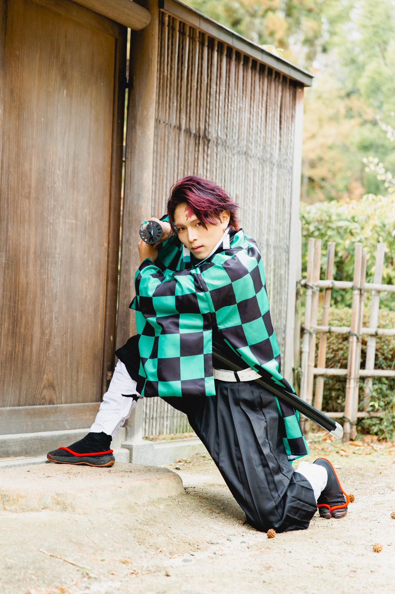鬼滅の刃/竈門炭治郎] コスプレ photo→@ESTEFANY_belle 所属
