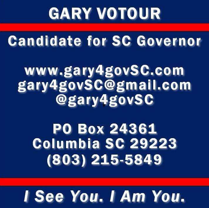 Gary4SC's tweet photo. It's time we elect a Governor who cares!
These are the issues we are building our campaign around. Learn more at https://t.co/JOaEDnM3en!
Sign up for updates or donate to help our outreach tour this summer via ActBlue.
#Gary4GovSC
#ISeeYouIAmYou
#VoterValues
#TogetherWeWin https://t.co/oWHd52RZJG