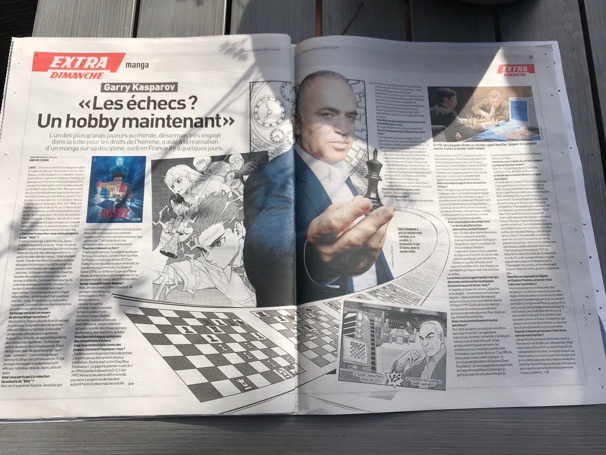 Cedric Biscay on Twitter: "2 pages pour Blitz dans le journal l ...