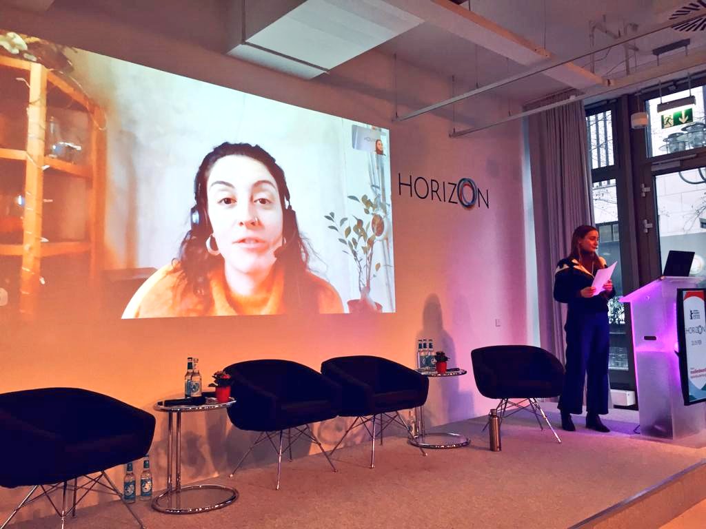efm_berlinale's tweet photo. In Broadcasting, we talk more about cats and cake than climate change! 🐈🎂 While the former Cs surely are cuter and sweeter, we need to shift #sustainableTransformation into the focus and suggest viable solutions! Thanks to Roser Canela-Mas @BAFTA @WeAreALBERT joining via Skype! https://t.co/ihwxUs4JU7