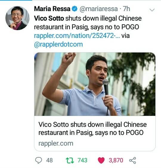 MrFrankBaraan's tweet photo. CONFIRMED: VICO SOTTO IS THE POLAR OPPOSITE OF A TRAPO.

I could just tell if someone is being genuine or disingenuous.

I knew Duterte was going to be a tyrant; Harry Roque gave me balimbing hypocrite vibes.

And the only Sotto about Vico, is the last name he shares w/ his Tito. https://t.co/pw9nyc4jW7