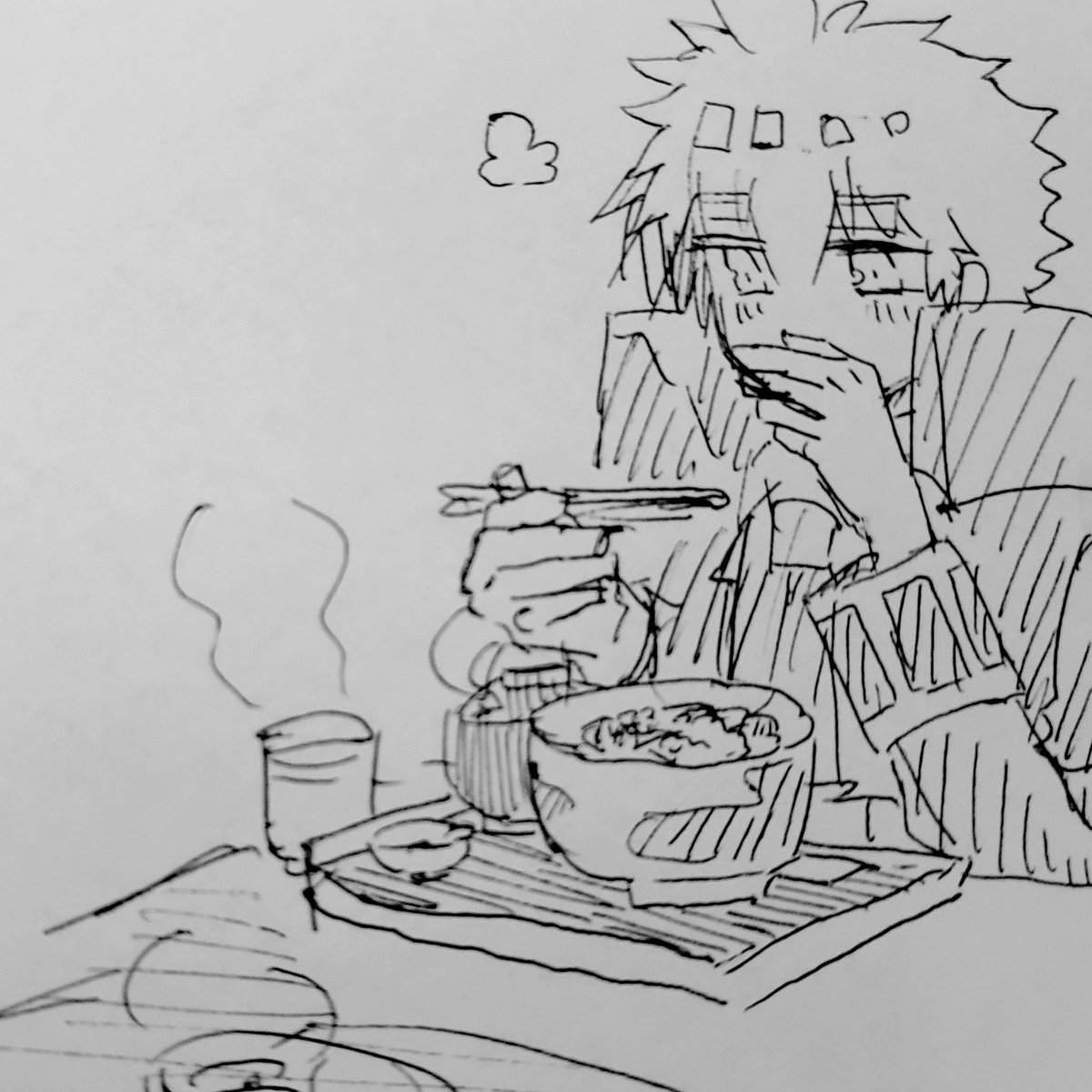 カツ丼食べたら美味しかったサンソン先生 