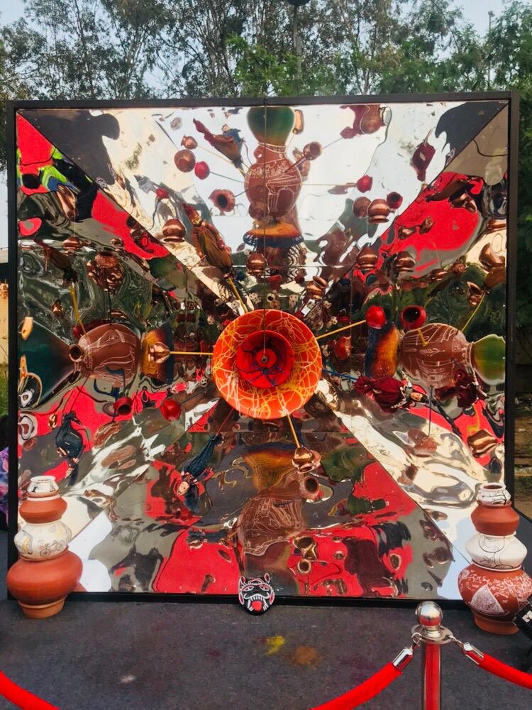 Spending our weekend witnessing all things beautiful and artsy <a href="/arth_live/">Arth - A Culture Fest</a> 
It’s all things colorful &amp; paradise for art lovers! 
#arth #indiakarth #delhi #culturalfest  #jawaharlalnehrustadium #fest #delhifest #arthlive #artfest