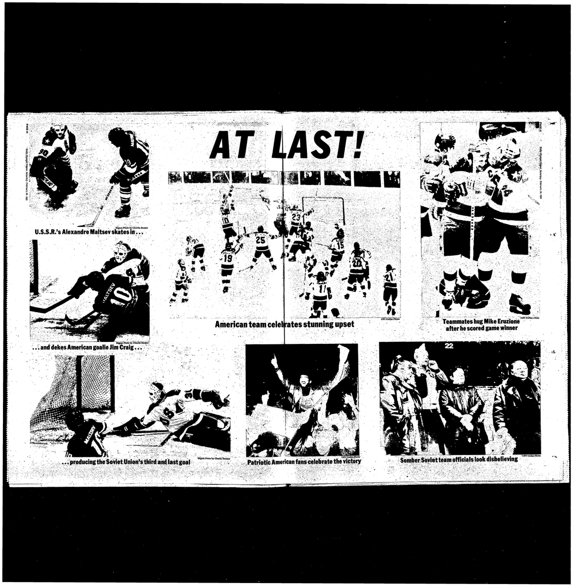 AdkEnterprise's tweet image. On this date 40 years ago, here's how we and the @LakePlacidNews covered the "Miracle on Ice." The local newspapers of record, in addition to our regular editions, jointly put out the Daily Olympic Digest during the Lake Placid Olympics. Read it here: ow.ly/5hy630qjPPa