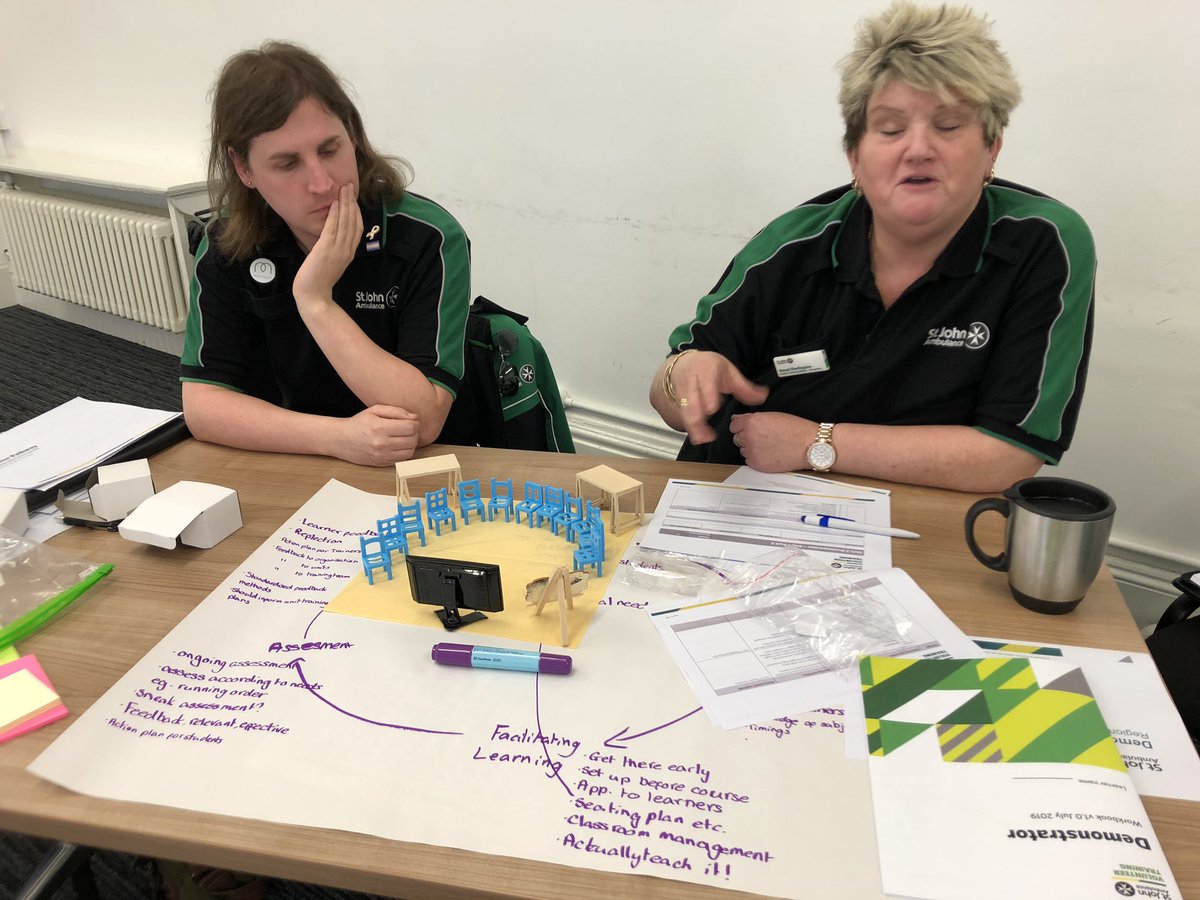#mysjaday Here today in Birmingham delivering a Demonstrator familiarisation session.