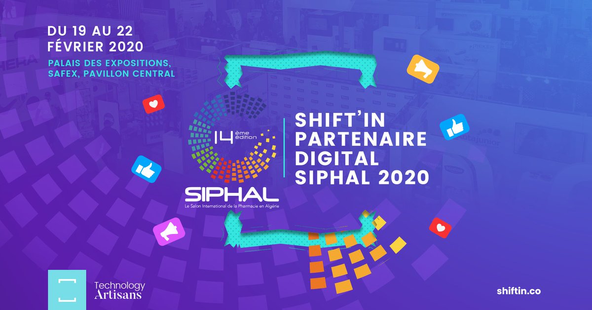 ShiftinAgency's tweet photo. Nous sommes fiers d’avoir accompagné le Salon International de la Pharmacie en Algérie (SIPHAL) pour la deuxième année consécutive ! https://t.co/DeuB4lOiZA