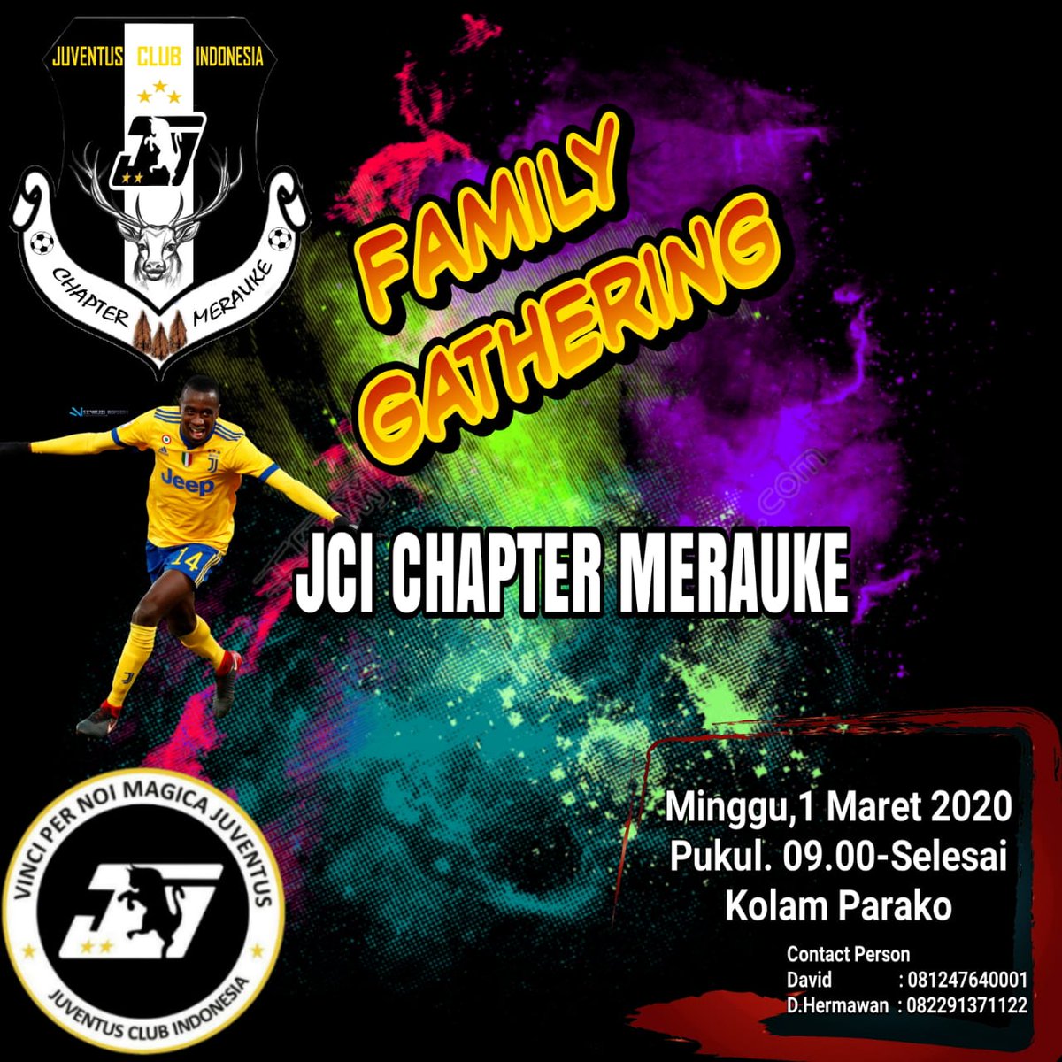 JCImerauke's tweet photo. Ramaikan Guys⚫⚪ https://t.co/pPE0hKGofZ