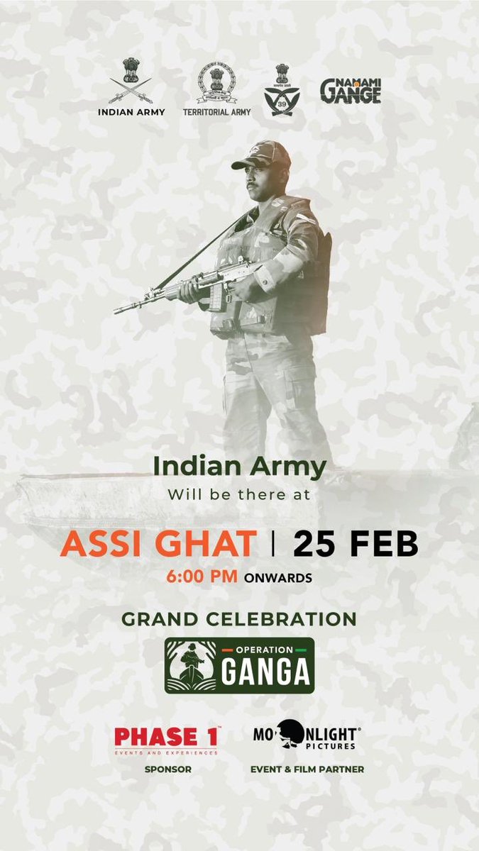 iaashkagoradia's tweet photo. Congratulations #Battalion137 #IndianTerritorialArmy in helping rejuvenate Ganga #CleanGangaTaskForce #GangaYodhaMahotsav2020
@adgpi @pmoindia @criessepr https://t.co/wnU9ZAfJPd