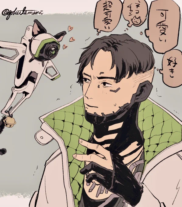 猫の日に間に合ってない絵!🐈 