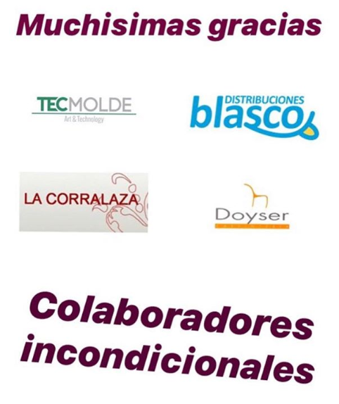 Ha llegado el momento de dar las gracias🙏🏻 a nuestros colaboradores incondicionales 
<a href="/TECMOLDE/">TECMOLDE</a>
 #LaCorralaza #Doyser y  #DistribucionesBlasco. GRACIAS 🙏🏻 por el apoyo desinteresado 👏👏👏