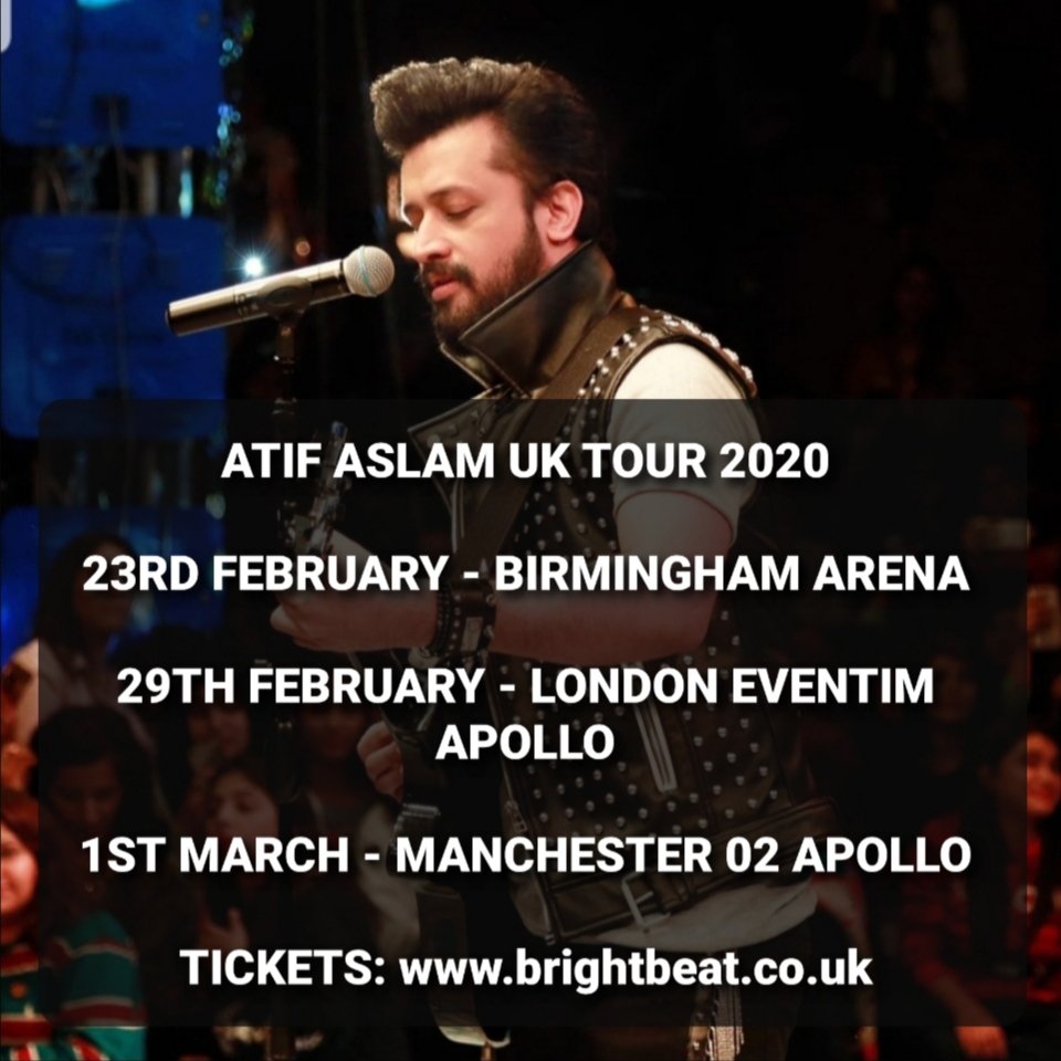 UK Tour 2020!

#AtifAslam #Aadee #Aadeez #UK #Birmingham #London #Manchester