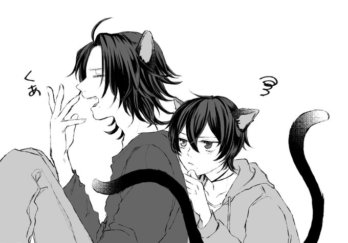 構ってほしい3️⃣ニャン?と
まだ眠い2️⃣ニャン? 