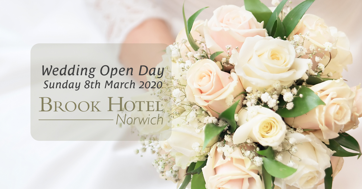Have you set the date for your special day? Come and see us on our wedding open day - March 8th - #weddingshow #norwich brookhotel.co.uk/weddings/weddi…
