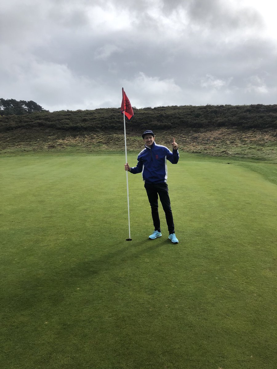 DCGU_Golf's tweet photo. 🚨 HOLE IN ONE ALERT 🚨 

Andy Robson (Dorset) holes an 8-iron at the 2nd! 

Afternoon singles are under way in the Parkstone Vs Dorset friendly #teamdorset #dorsetgolf https://t.co/cdDkuHNthF