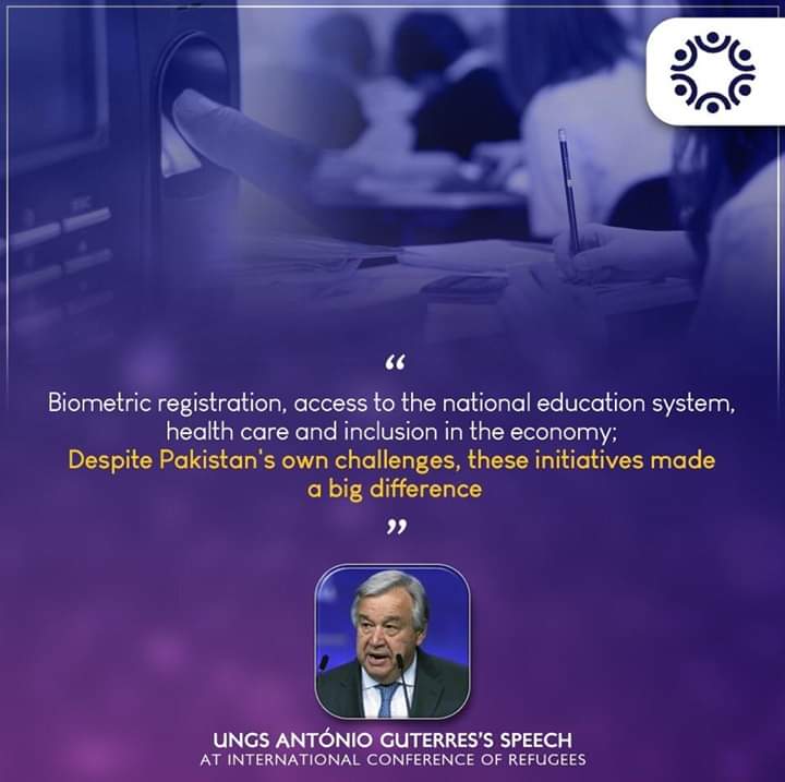 mefani4u's tweet photo. #MeAgainstAntiPTI
While highlighting the true picture of Pakistan, UNGS Antonio Guterres praised Pakistan for being generous & hospitable towards Afghan refugees, despite fighting their own challenges.
#IKPower
@mefani4u https://t.co/uursFJStMI