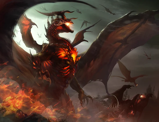 #モンスター
#ドラゴン
でけた 