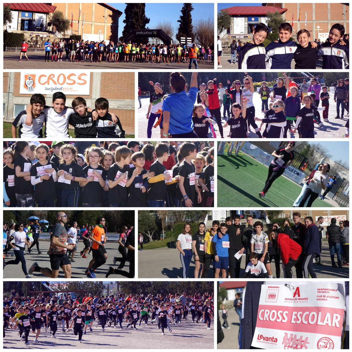SGabrielAlcala's tweet photo. ¡AMBIENTAZO en el XLII Cross San Gabriel que estamos viviendo hoy! Un montón de corredores han llenado nuestro cole de deporte, sana competición y compañerismo sin límites. ¡Ya estamos listos para la entrega de premios! 🙌🏃 #vivesangabriel @DeportesSanGa https://t.co/c9JD7RNqHP