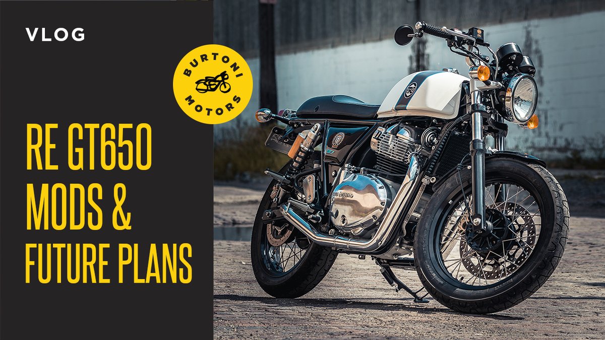 Current Modifications and plans for the future for my 2019 <a href="/RoyalEnfield_NA/">Royal Enfield North America</a> Continental GT 650: youtu.be/m6V2w4v-JsE