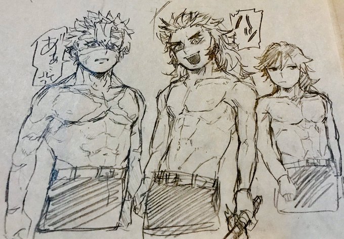 いい感じに描けたからこっちにも出そう この垢じゃ発揮できない筋肉たち 