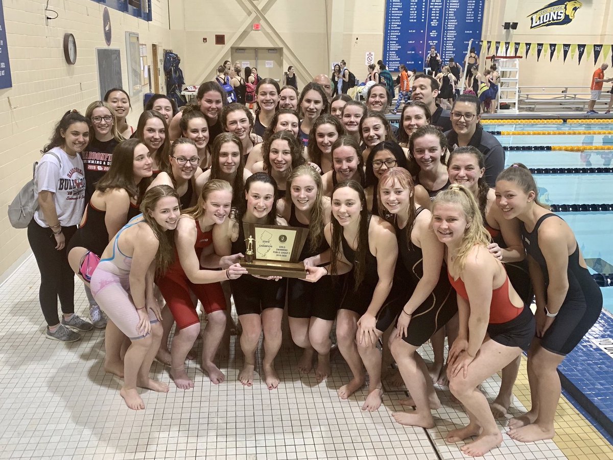HMHS_swim's tweet photo. STATE CHAMPIONS 2019-2020!!! https://t.co/cwYPliDQRN
