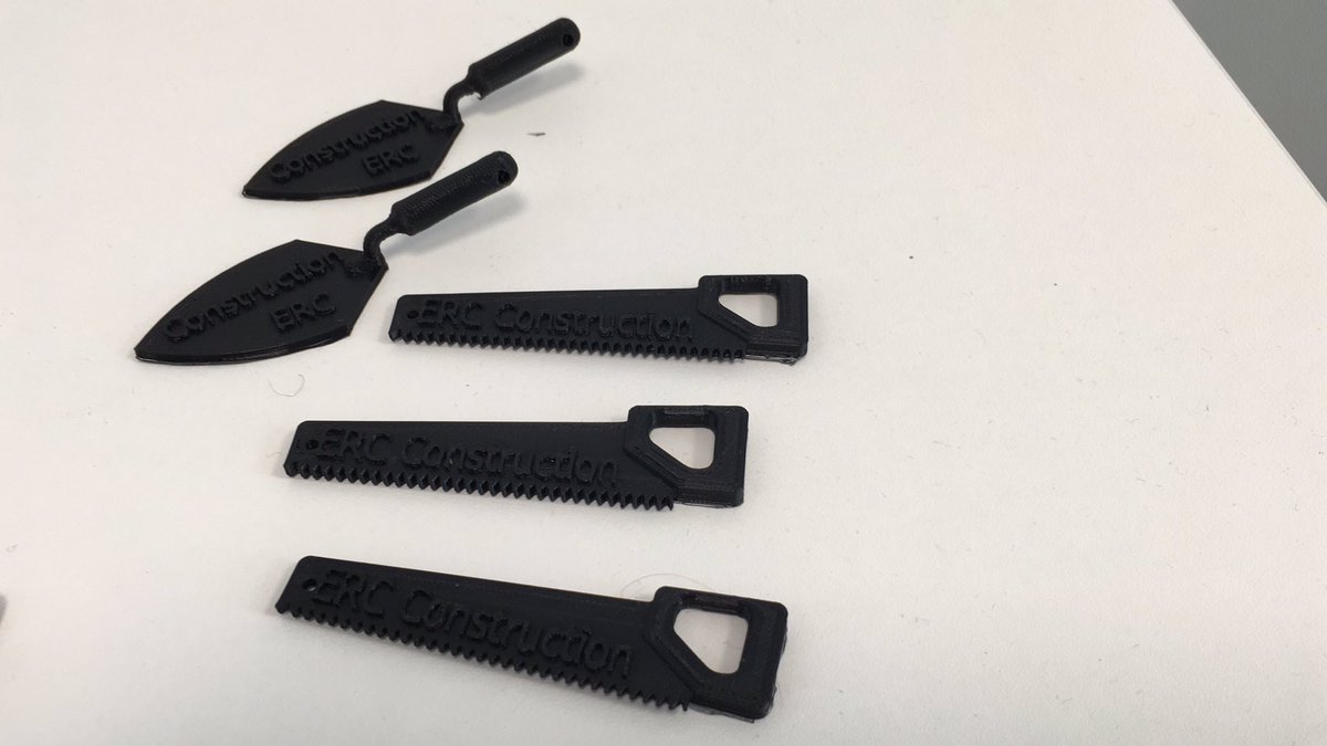 constructionERC's tweet photo. #ERCConstruction #carpentry #brickwork 3Dprinted key rings in full production now. Some have been reserved but these are for our next open event in March. Plumbing and electrical next up. @JustBeverley @Beverleyfmonair @HU17 https://t.co/gIAmdxxCi4