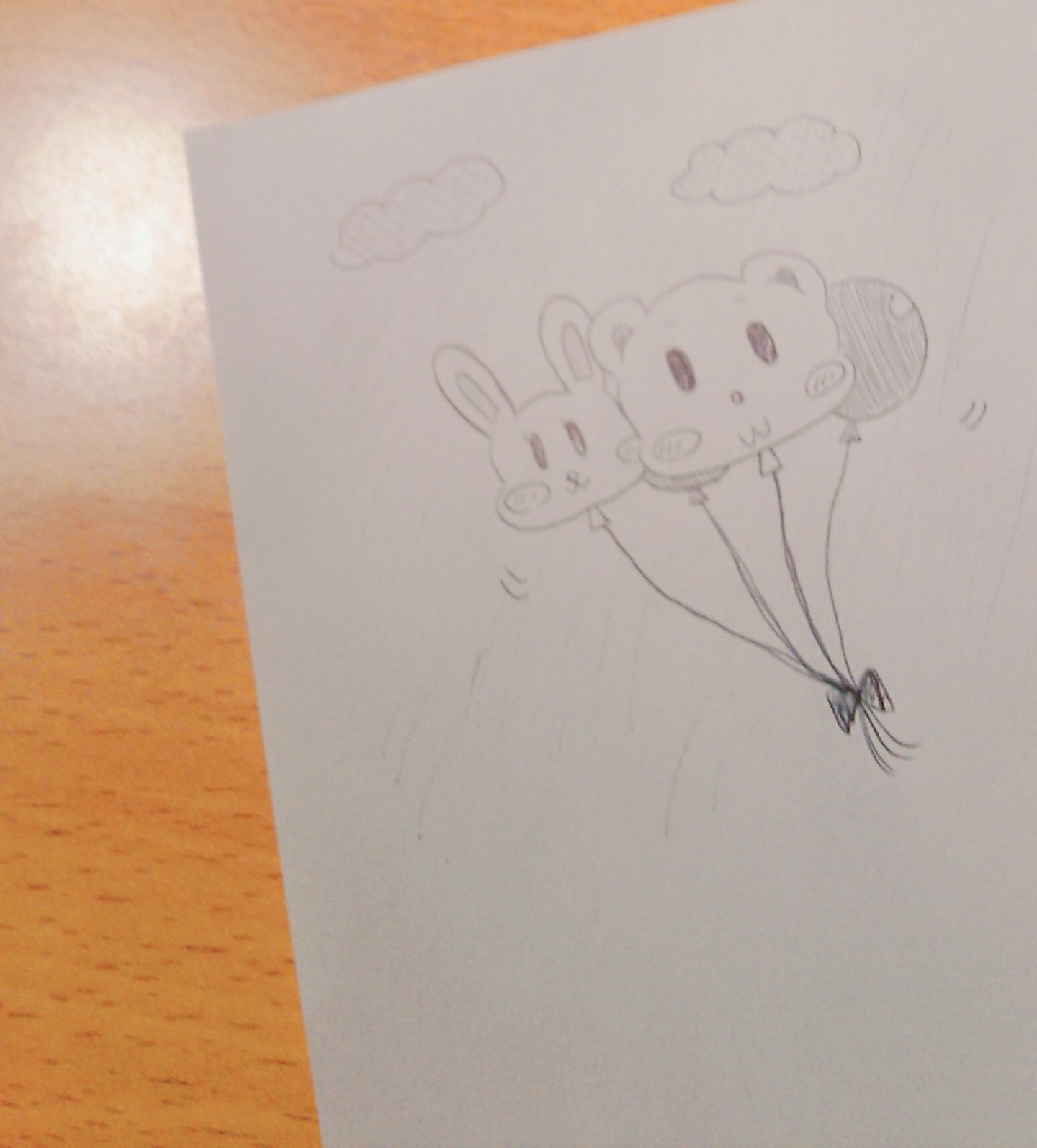 しーちゃん 簡単なのに あれ イラスト イラスト下手 イラスト初心者 メルヘンイラスト くま うさぎ 風船 T Co Znizjqgp4x Twitter
