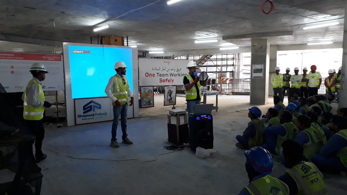 Niroshan78's tweet photo. One Team Working Safely 2020 @ VIDA DM Project #WeAreWSP #OneTeamWorkingSafely https://t.co/OcAG7H8j9s