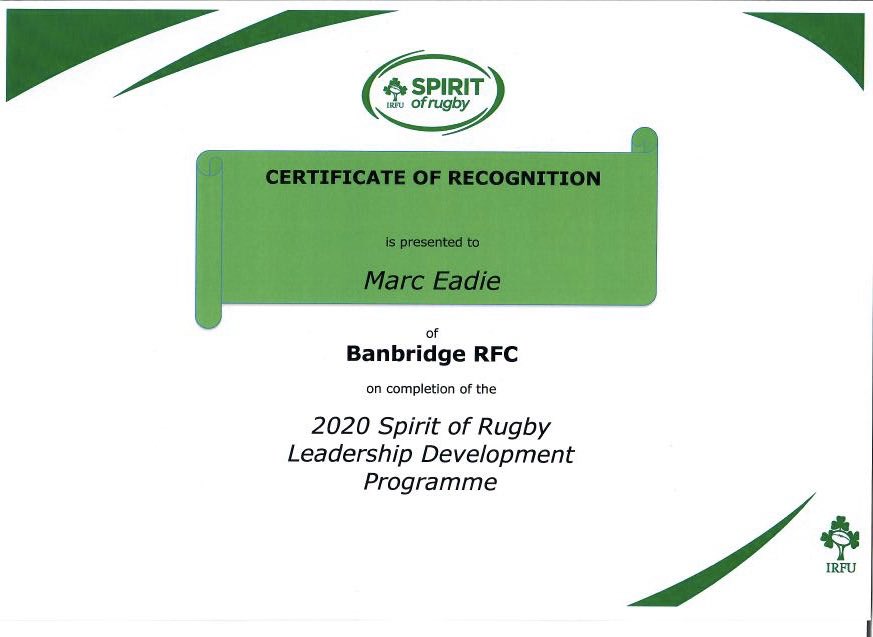 meadie11's tweet photo. 4 weekends learning how to be a better leader. This course organised by the Irish Rugby Football Union (IRFU) and Anne Marie Hughes, under the tutelage of Jo Hopkins. Learnt so much which I will take forward into my work, personal and volunteer life. https://t.co/XyHq8dmenh