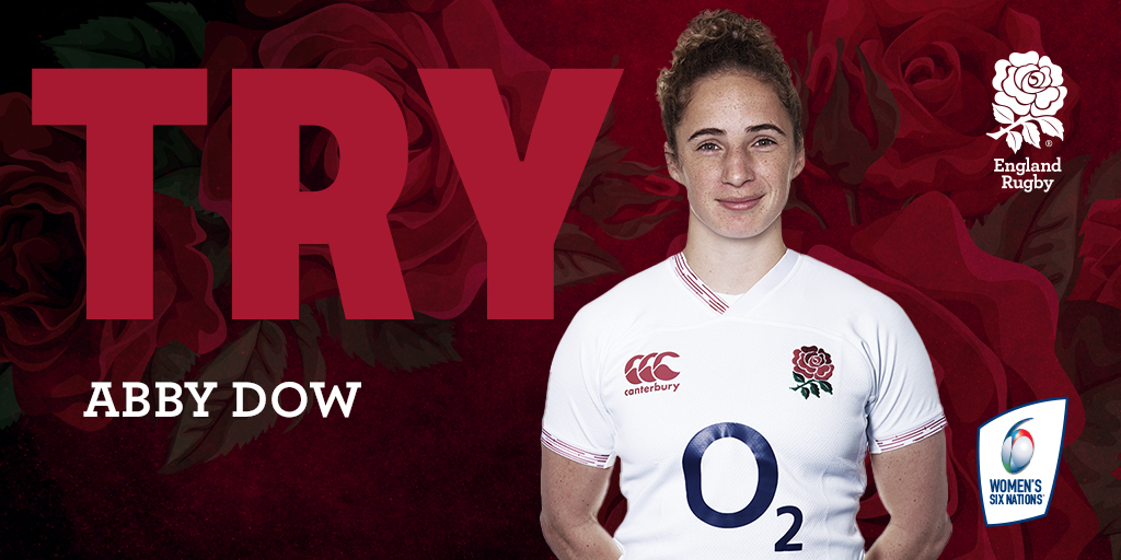 EnglandRugby's tweet photo. 14' ENG 12 - 0 IRE

TRY ENG | A flowing move from the #RedRoses sees @abbydowberg cross on the right wing. Con missed.

#ENGvIRE #SendHerVictorious #WomensSixNations https://t.co/ELuG031BWO