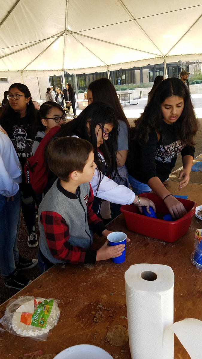 I had a blast at #UTGirlDay . One of my girls impressed the volunteers with how much weight her sand could hold. Great job Julisa! #LockhartLeading #LJHproud #I❤LISD