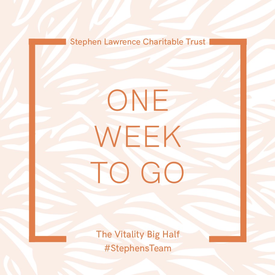 BlueprintForAll's tweet photo. Only one week to go till #StephensTeam take on the @OfficialBigHalf ! Follow the link to support our runners in their journey by donating: https://t.co/Tx0RswNoRJ https://t.co/wEk979Mn4b