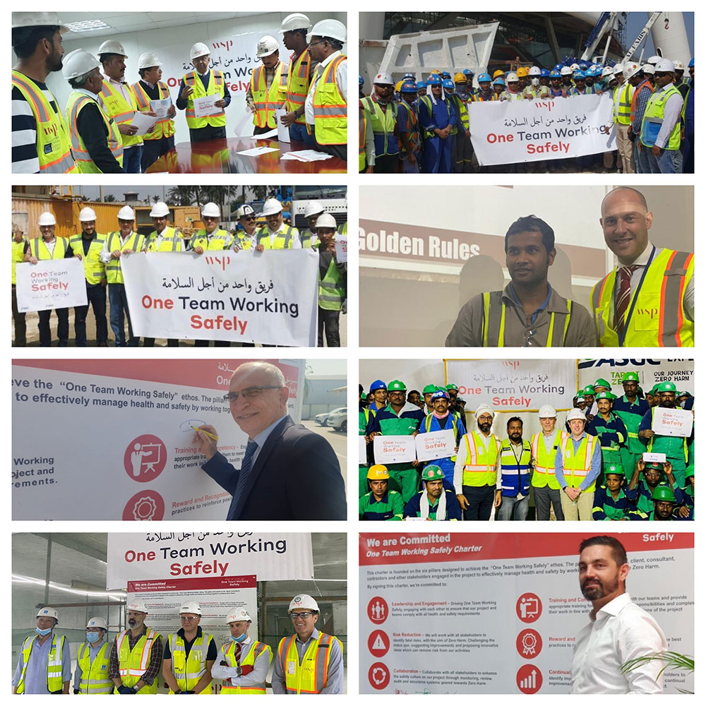 WSP_ME's tweet photo. A great start to our #OneTeamWorkingSafely initiative! Bringing together our project stakeholders to achieve the vision of ‘Zero Harm’. https://t.co/69eIAhyIvk