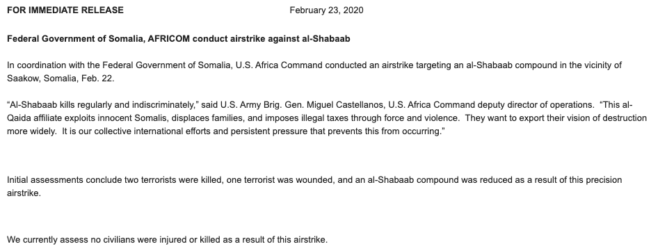 Meanwhile in Somalia