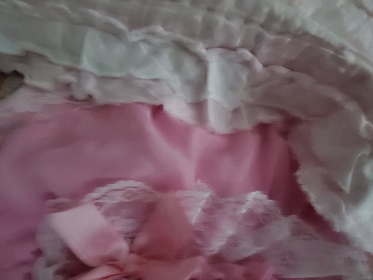 SissyDiaperGurl's tweet photo. First day waking up in my new  all pink bed. Slept in chastity and had a vibrating plug in all night. My diapers are soaked. Thank you @diaperinglosers. https://t.co/x3h0GL2MIt