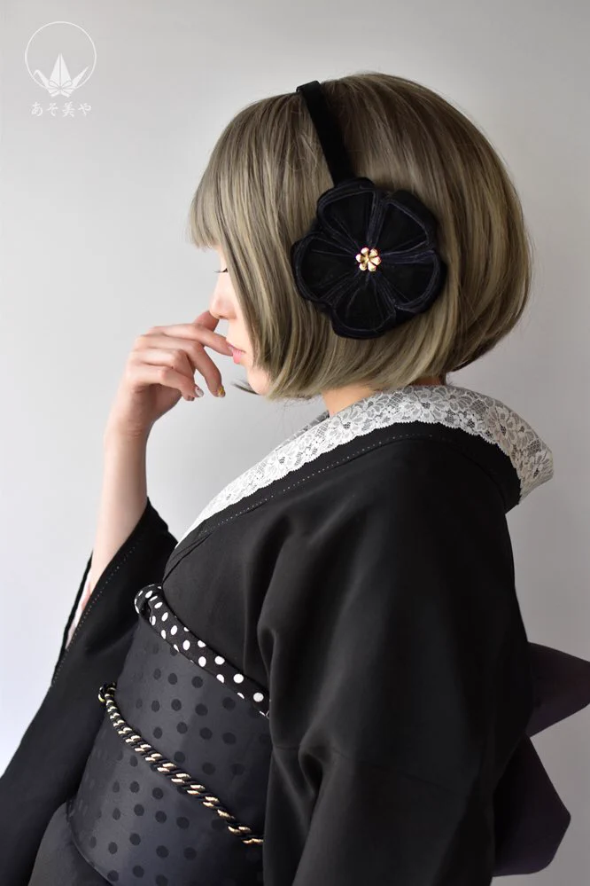 あそ美やでつまみ細工の可愛いイヤーカフが販売開始予定！！大人っぽいファッションにぴったりでオススメ！！！