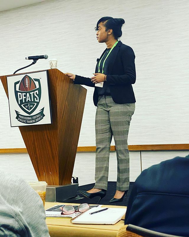 pfats_com's tweet photo. Our first guest speaker is @lakeithap the Student-Athlete Mental Health Director @lsusportpsych #pfats2020 https://t.co/cZf5nvgtaK https://t.co/BvkFkHuI8a
