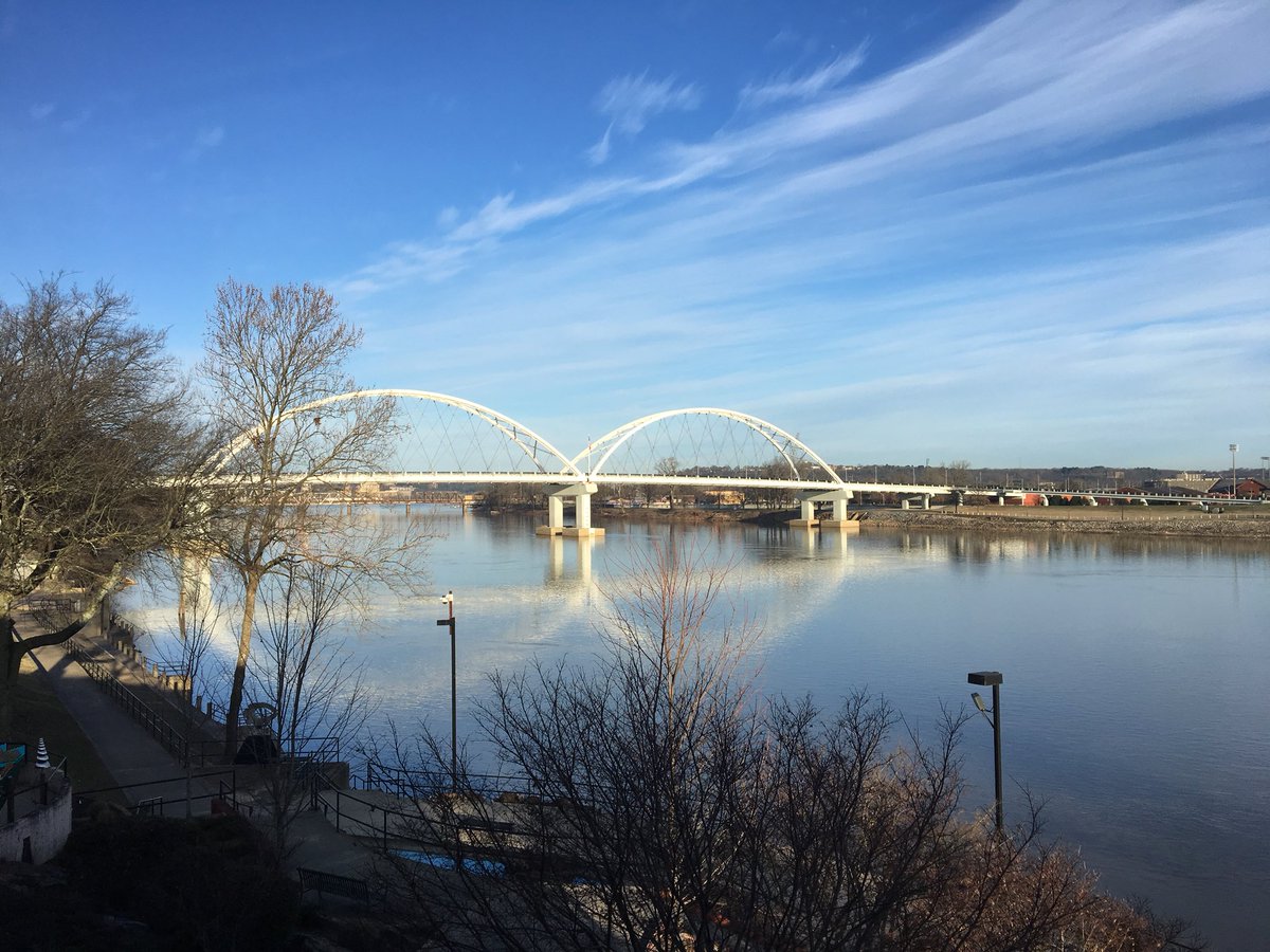 The Arkansas River views in Little Rock do not disappoint. #SDAFS