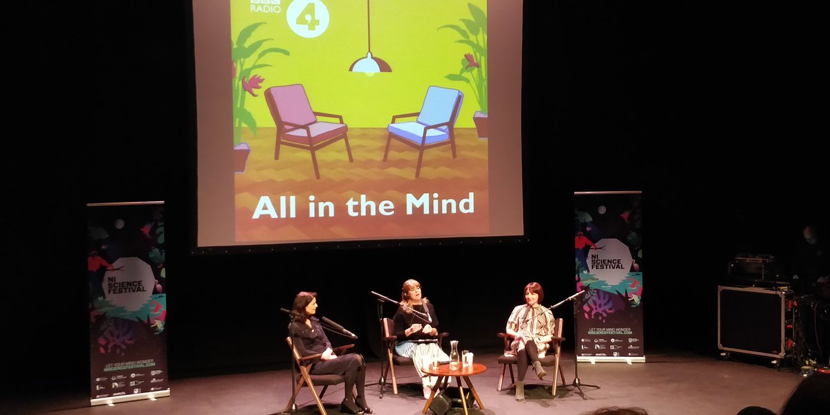 Very proud of my scientific friend @DrVicSimms as she records with <a href="/claudiahammond/">Claudia Hammond</a> for <a href="/BBCRadio4/">BBC Radio 4</a> #allinthemind #developmentalpsycholpgy <a href="/niscifest/">NI Science Festival</a>