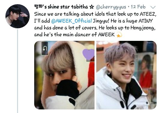  #AWEEK Logan said he looks up to Hongjoong and he's a big ATEEZ fan who also have been doing a lot of covers of their songs @ATEEZofficial  #ATEEZ  #에이티즈