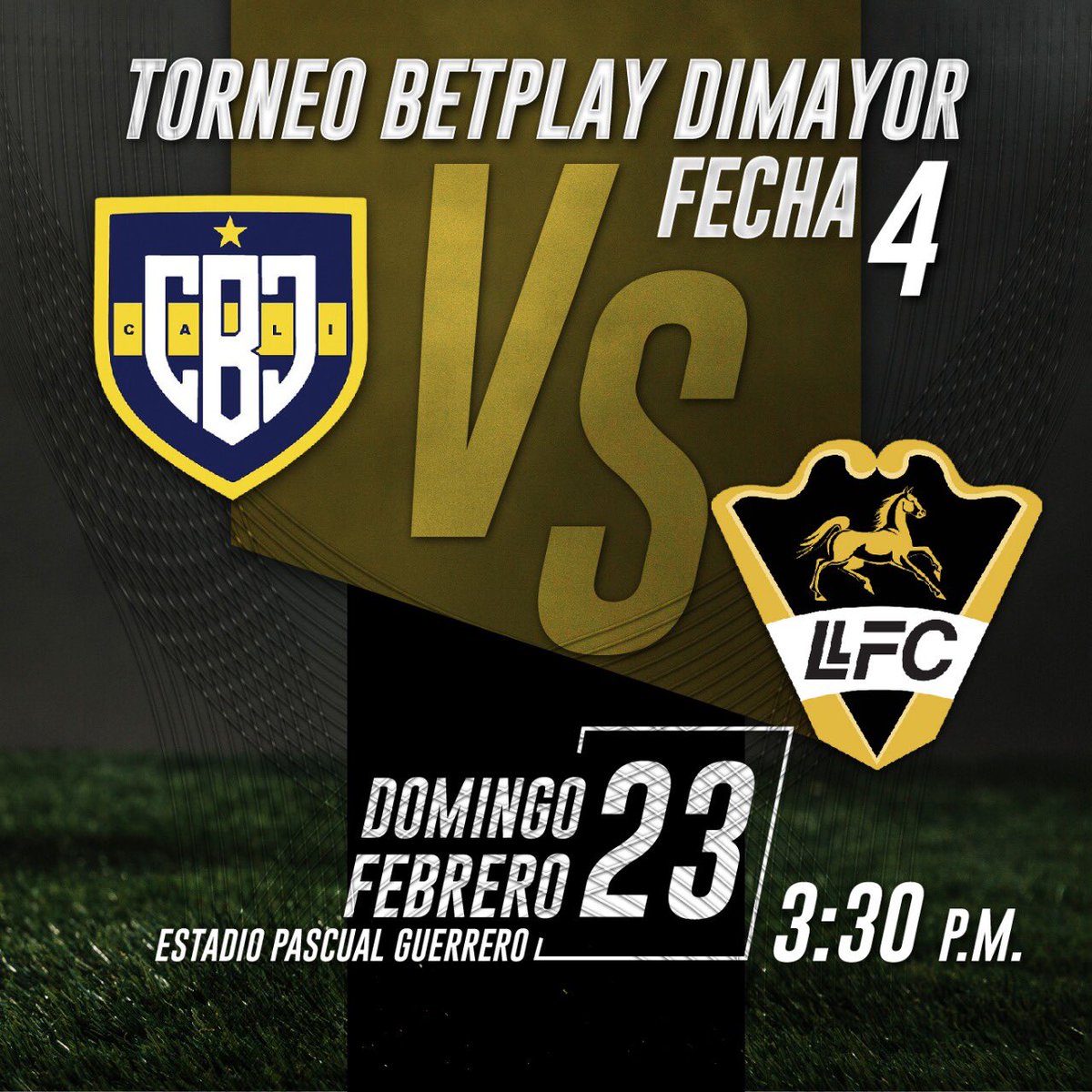 ClubLlanerosFC's tweet photo. Esta tarde tenemos una cita en el Pascual Guerrero, visitaremos al Boca Junior de Cali 💪🏼💛🖤 #LlanerosEsMiCasa https://t.co/Cs86LpUyFY