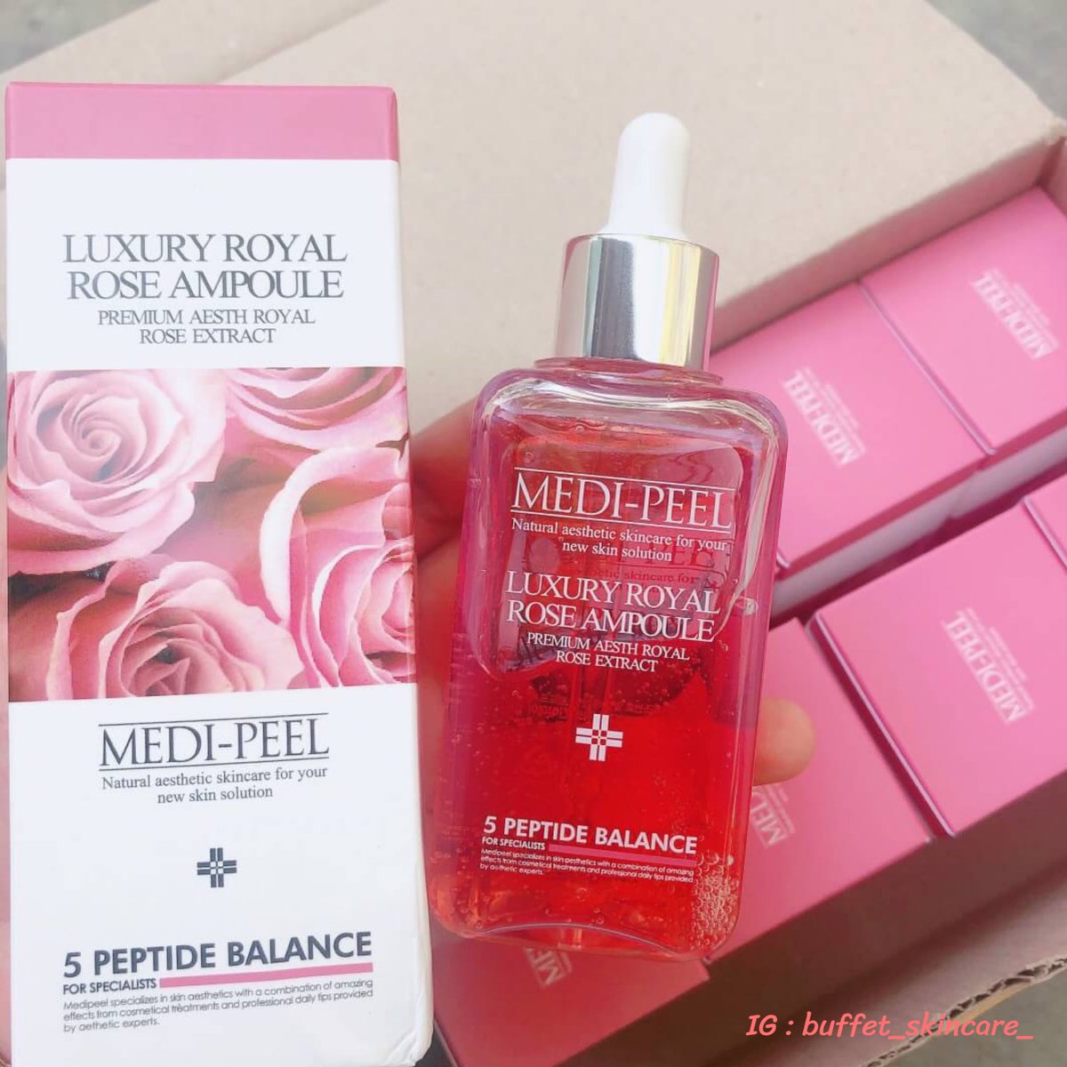 BuffetSkincare's tweet photo. 🍃Medipeel Luxury Royal Rose Ampoule
🌹เซรั่มกุหลาบผิวใส ช่วยปรับผิวให้กระจ่างใส ลดรอยดำรอยแดง รูขุมขนกระชับ มีกลิ่นหอมของกุหลาบด้วยน้าา✨
ขนาด 100ml
ราคา 430฿🔥
พร้อมส่งตลอดจ้า
#medipeel #ร้านบุฟเฟ่ต์สกินแคร์ #buffetskincare https://t.co/IYl7v7osA9
