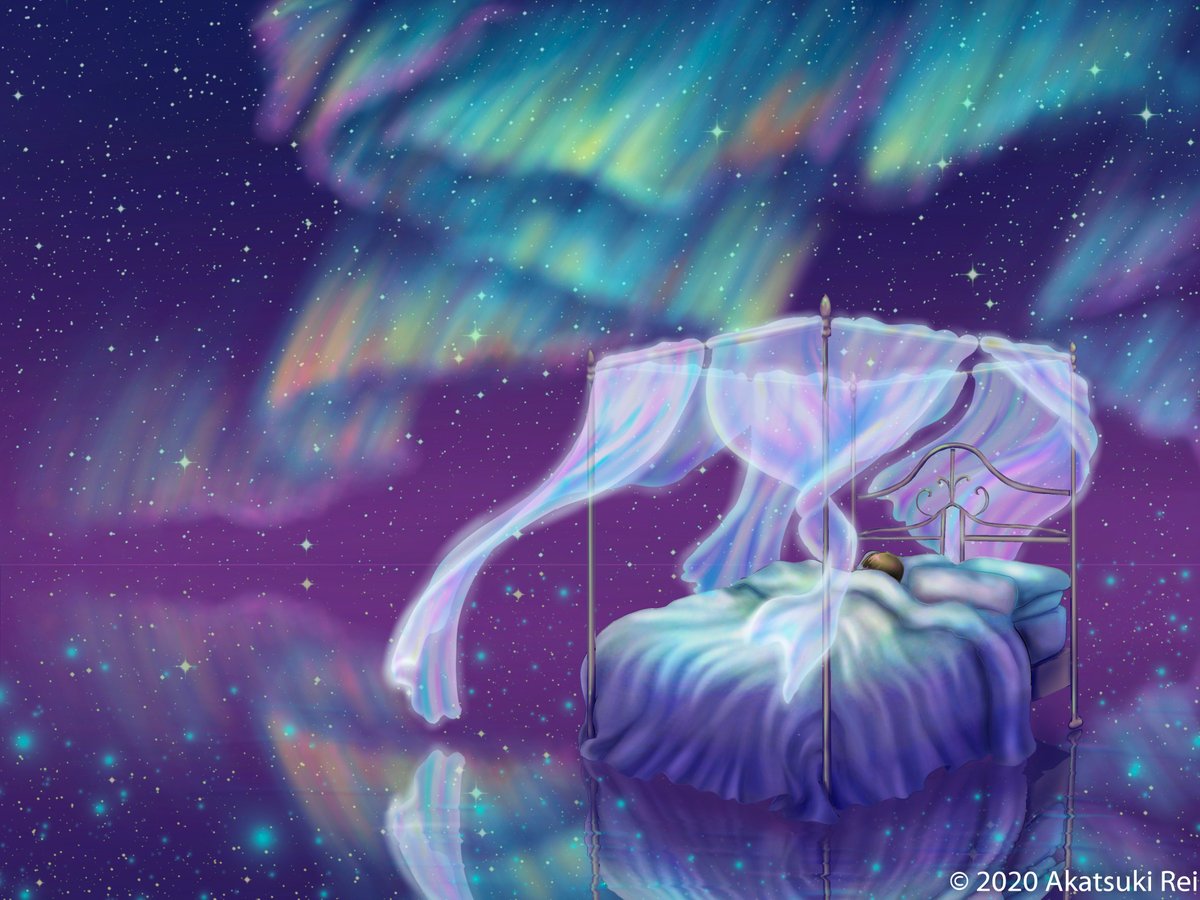 AkatsukiRei000's tweet photo. Good Night Sleep 2024

This painting is a reinterpretation of an old one I did in 2020:https://t.co/xp2sj3hUmB
---
FB/IG: akatsukirei000
DeviantArt: akatsuki-rei

#procreate #painting #aurora #auroraborealis #starrysky #northernlights #オーロラ #極光 #ArtistOnTwitter https://t.co/FBtdjX1iB6