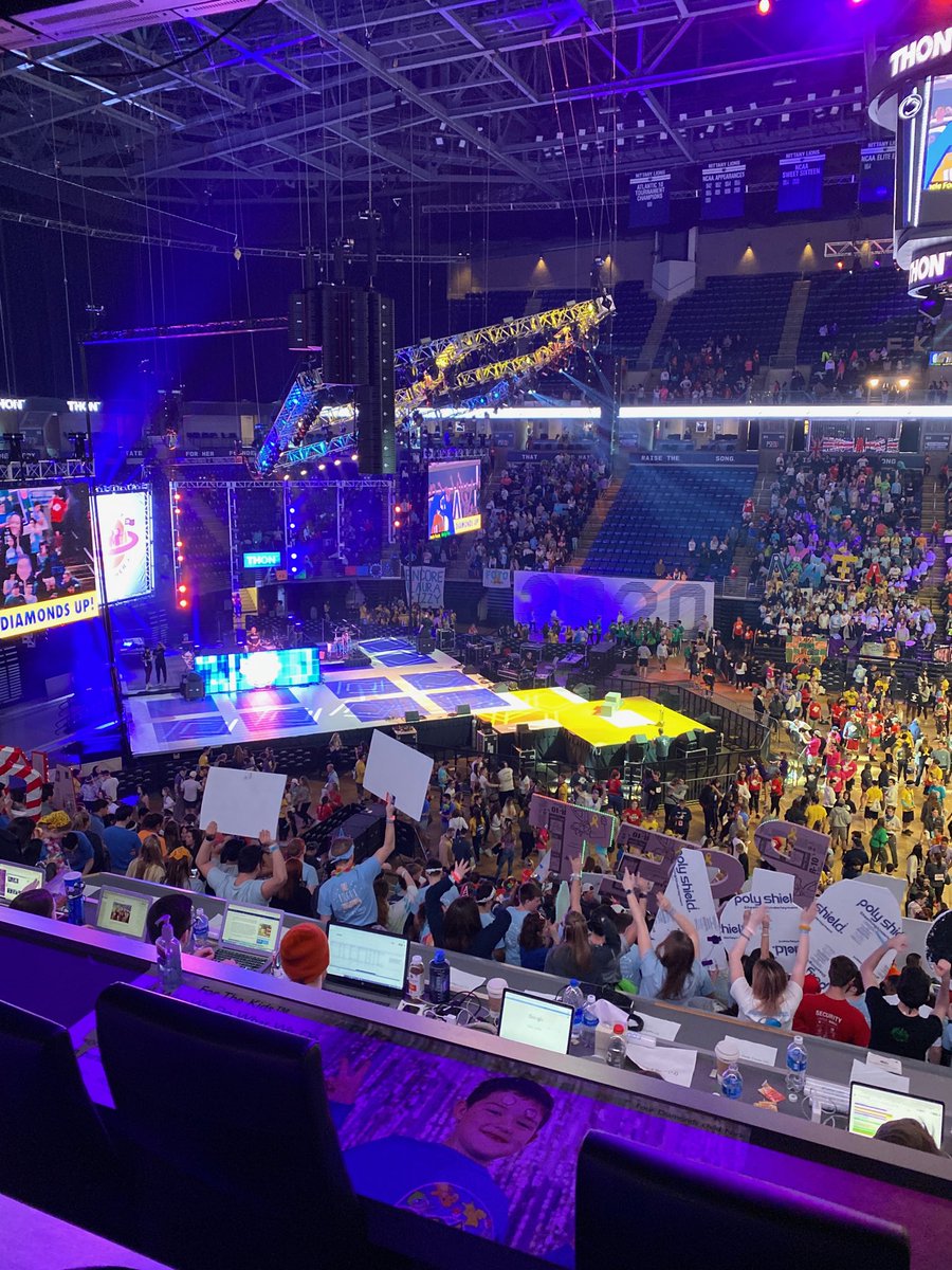 PriesMike's tweet photo. So proud of my niece Kiley Bender and a shout out to All of the other amazing dancers / volunteers / organizers &amp; performers.  Incredible atmosphere!  #WeAre ⁦@kileyabender⁩ ⁦⁦@PennStHershey⁩ #THON2020 https://t.co/eYw4ERQlaM