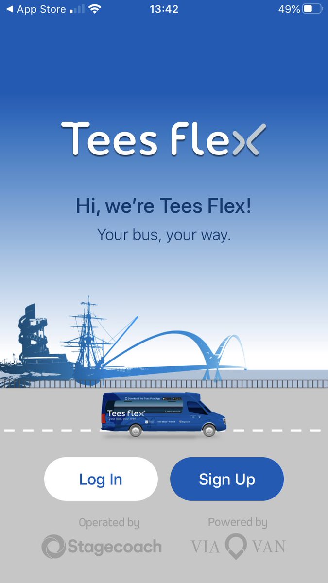 darloscott's tweet photo. The app for the #TeesFlex minibuses is finally available - the service starts tomorrow providing demand responsive transport solutions to areas not served by standard bus networks in our area. @BenHouchen @BusAndTrainUser
I look forward to trying it out when I next get chance! https://t.co/7DR4PeLT8f