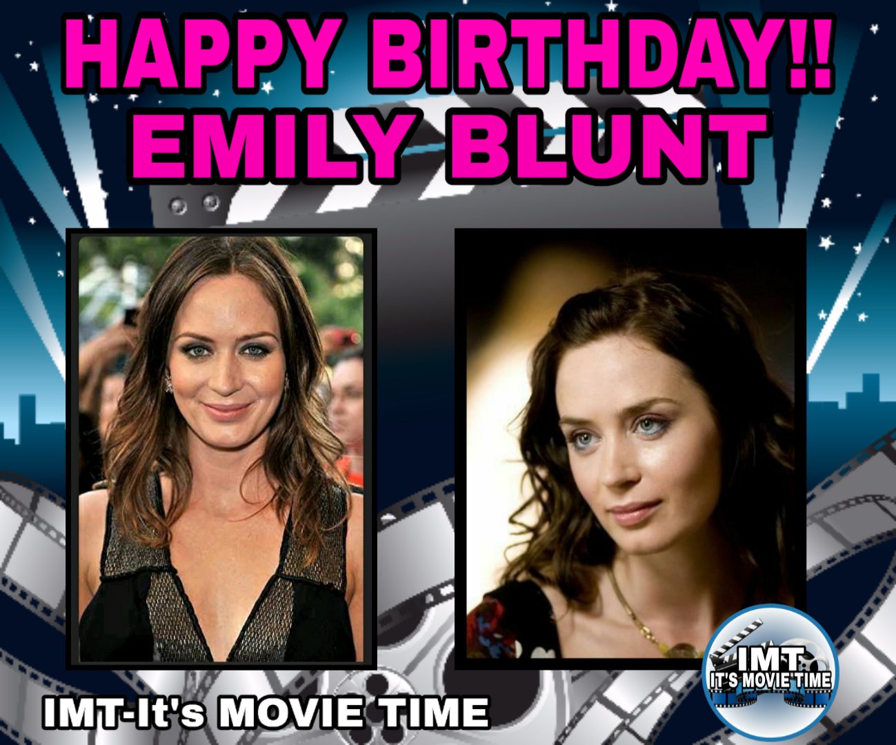 Happy Birthday to the Beautiful Emily Blunt! The actress is celebrating 37 years. 